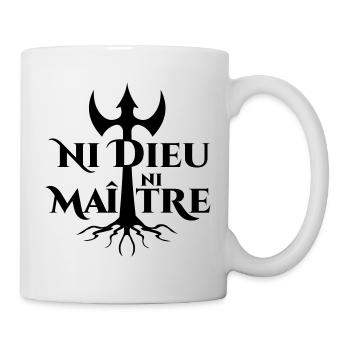 Ni dieu ni Maître - Mug blanc - blanc - Droite