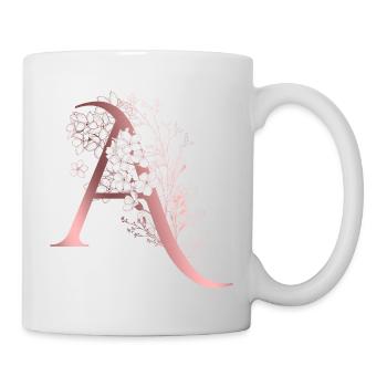 Letter A First name - Mug - white - Right