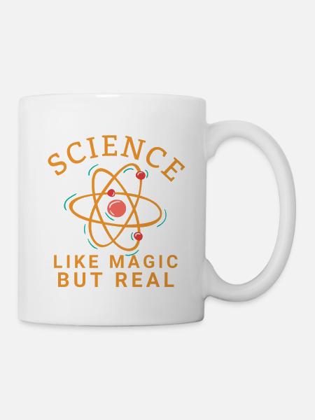 SCIENCE LIKE MAGIC BUT REAL - SCIENTIFIC RESEARCH - Mug - white