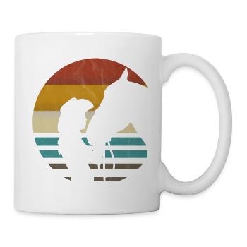 Westernreiten Westernreiterin Pferd Cowgirls Retro - Tasse - Weiß - Rechts