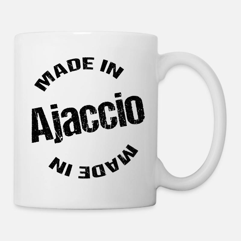 made in ajaccio - Mug blanc - blanc