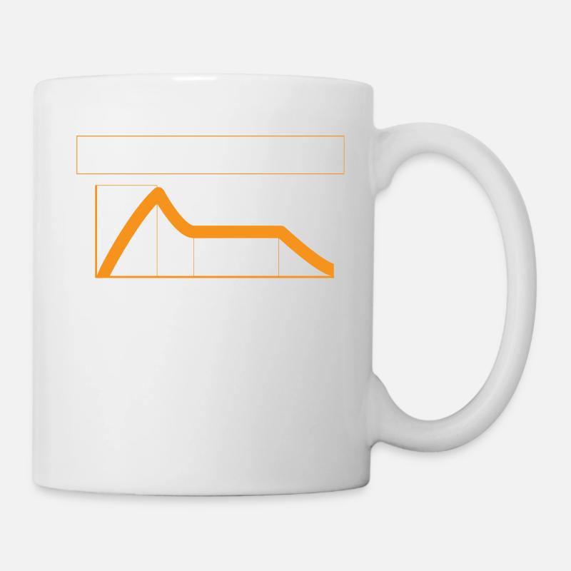 ADSR Modular Techno Festival Nerd Synthesizer - Mug - white