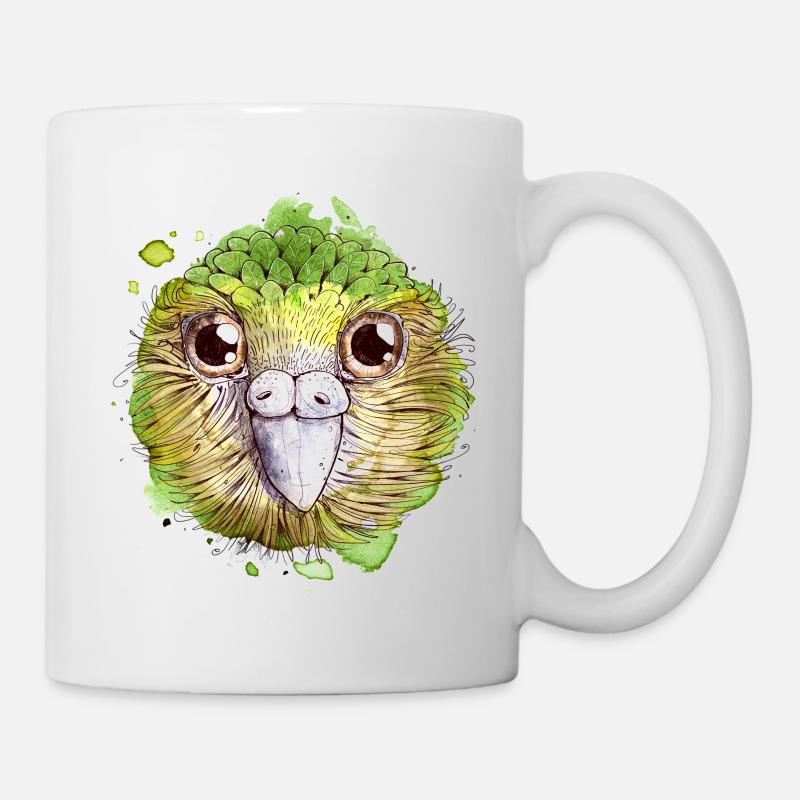 Kakapo Vogel - Tasse - Weiß