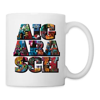 Die Drei ??? Jubiläumsdesign 80 Jahre Aiga Rasch - Tasse - Weiß - Rechts