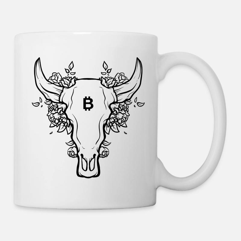 BITCOIN BULL - Mug blanc - blanc