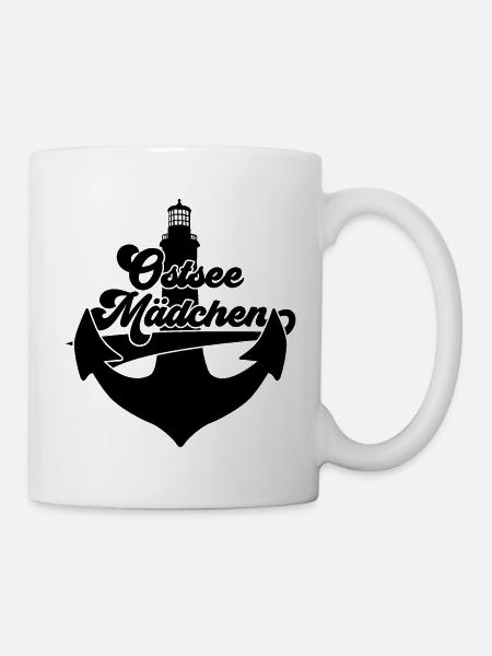 OSTSEE MÄDCHEN URLAUB - Tasse - Weiß