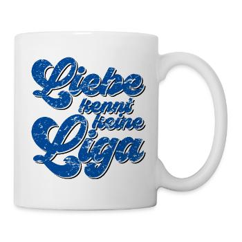 LIEBE KENNT KEINE LIGA - Tasse - Weiß - Rechts