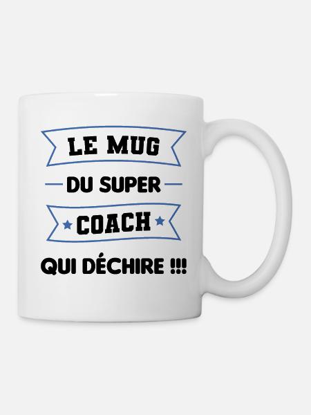 mug coach | cadeau pour un coach | coaching - Mug blanc - blanc