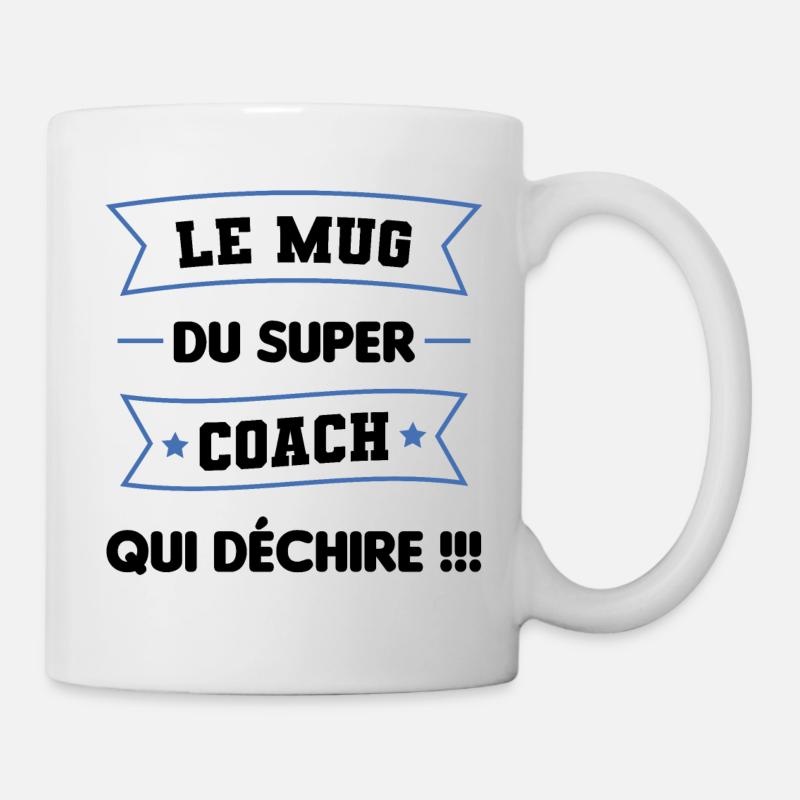 mug coach | cadeau pour un coach | coaching - Mug blanc - blanc