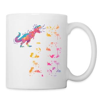 Jakob - Cool boy name with cool dinosaurs - Mug - white - Right
