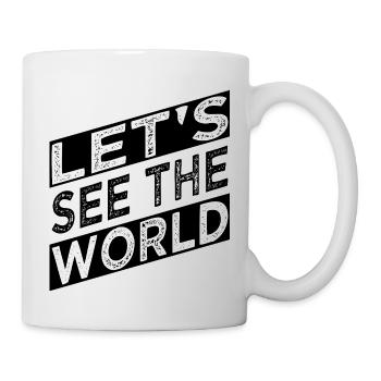 camping outdoors fly explorer nice - Tasse - Weiß - Rechts
