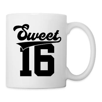 SWEET 16 SWEET SIXTEEN 16E ANNIVERSAIRE 2006 - Mug blanc - blanc - Droite