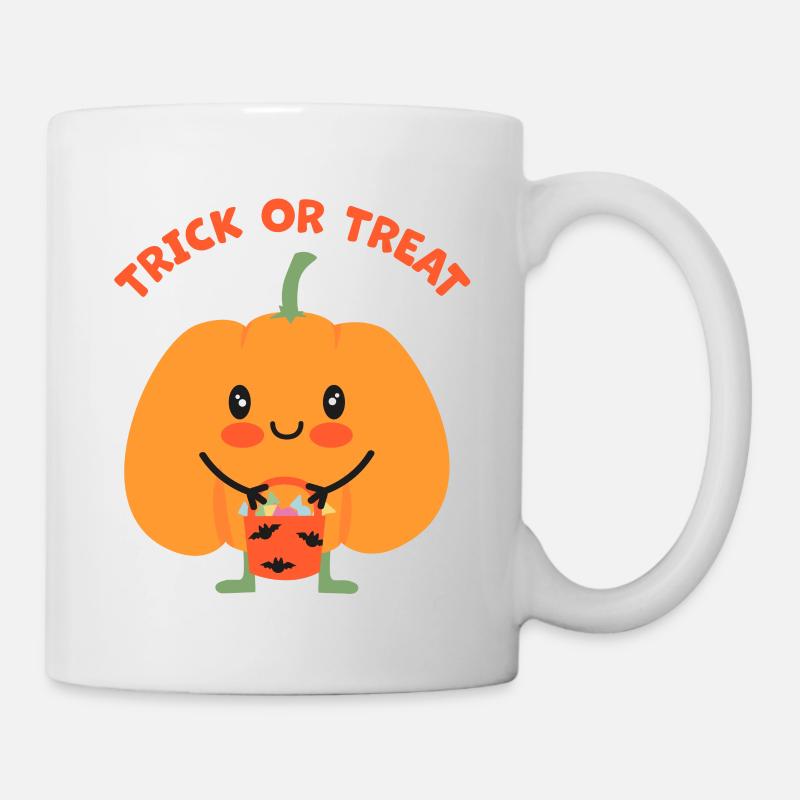 Pumpkin trick or treat - Mug - white