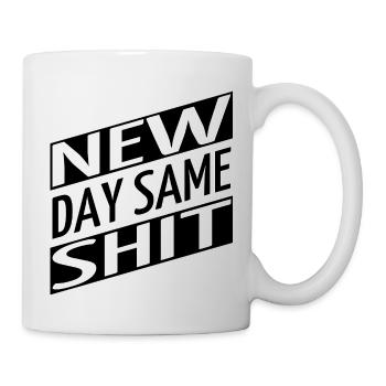 gym wear strong drop team quote jokes food do work - Mug - white - Right