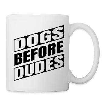 dog school gift idea dog trainer animal activism - Tasse - Weiß - Rechts