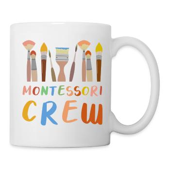 Montessori Lehrerin Erzieherin Geschenk - Tasse - Weiß - Rechts