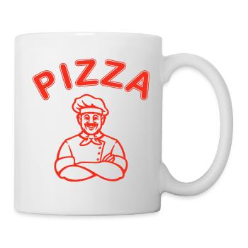 Pizza Pizzaiolo Streetfood Kebab Style - Tasse - Weiß - Rechts