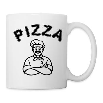 Pizza Pizzaiolo Streetfood - Tasse - Weiß - Rechts