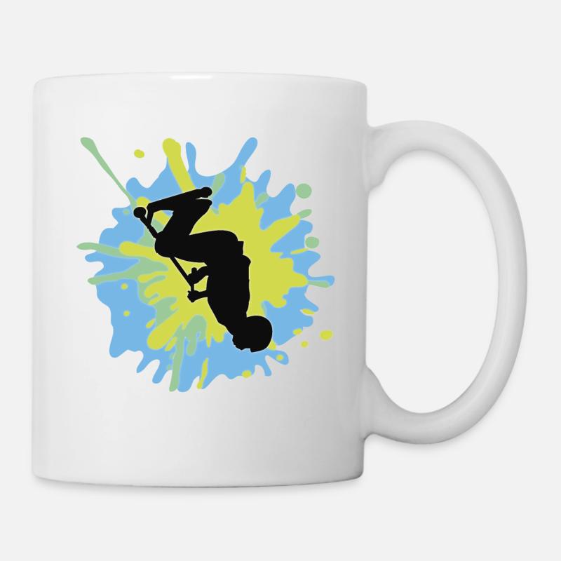 Backflip splash - Mug blanc - blanc