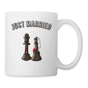 Jeunes mariés! - Mug blanc - blanc - Droite