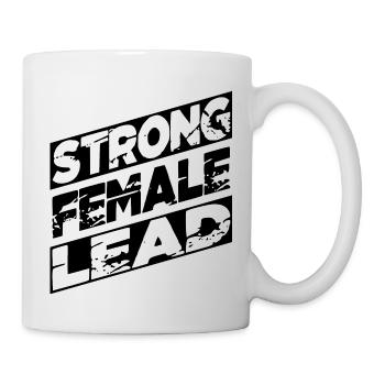 present idea liberal woman power notorious rbg - Mug - white - Right