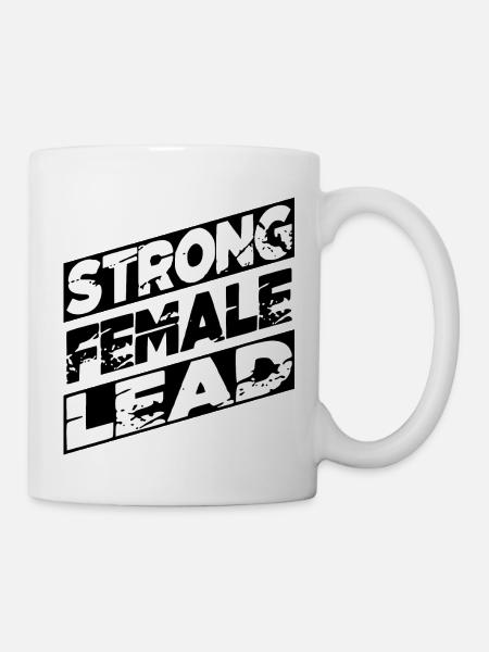 present idea liberal woman power notorious rbg - Tasse - Weiß