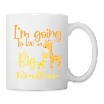 Je vais être un grand frère - Mug blanc - blanc - Droite