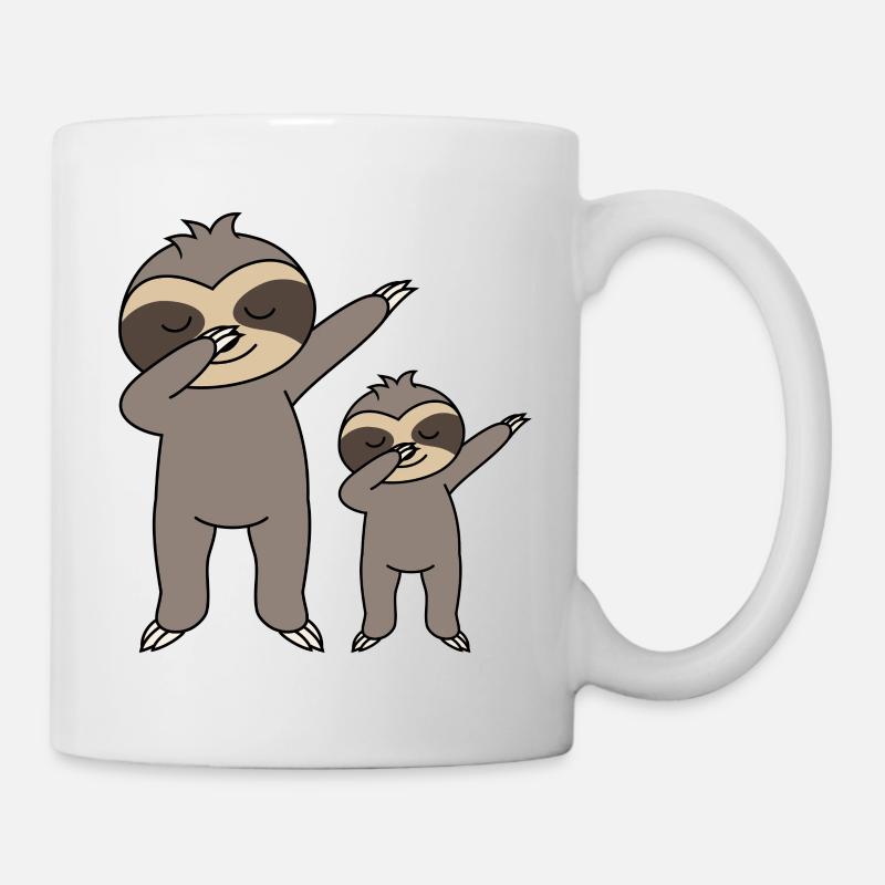 Dabbing Sloths - Mug - white