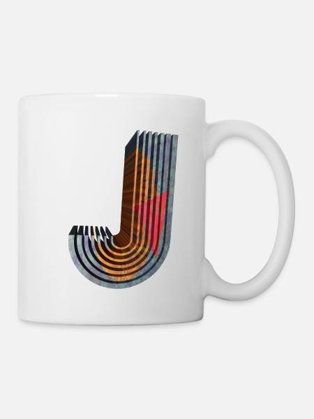 J - Mug - white