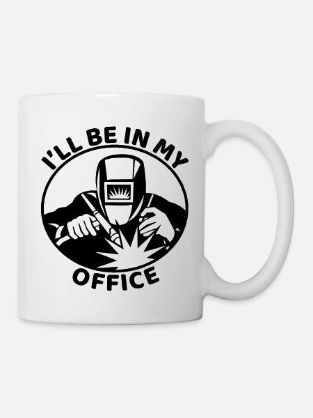SOUDEUR - Je serai dans mon bureau - Mug blanc - blanc