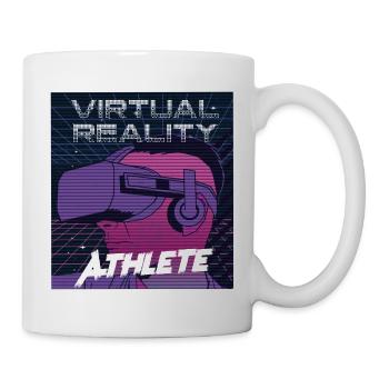 Virtual reality athlete augmented reality Shirts - Mug - white - Right
