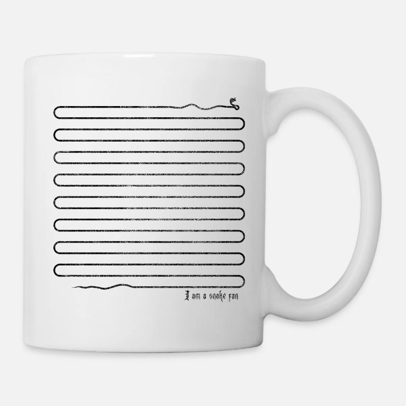 Snake -Snake - Cobra- Stiff-Snake Fan - Mug - white