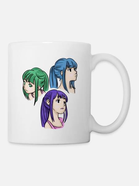 The triplets 💚💜💙 - Mug - white