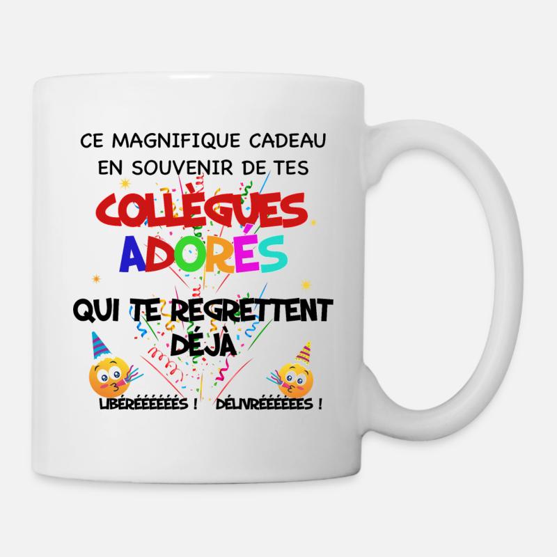 Collègues adorés. Meilleur collègue - Mug blanc - blanc