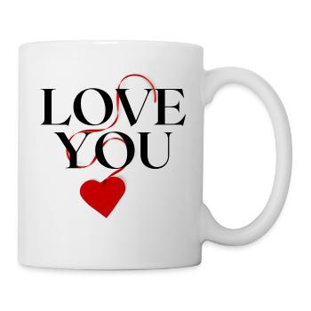 Love you - Mug - white - Right