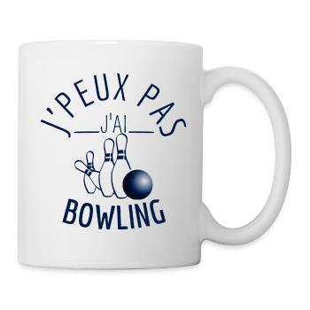 J'peux pas J'ai Bowling - Mug blanc - blanc - Droite