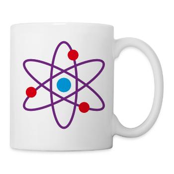 Atom Physics Symbol - Mug - white - Right