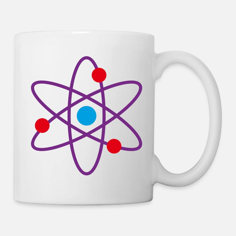 Atom Physik Symbol - Tasse - Weiß