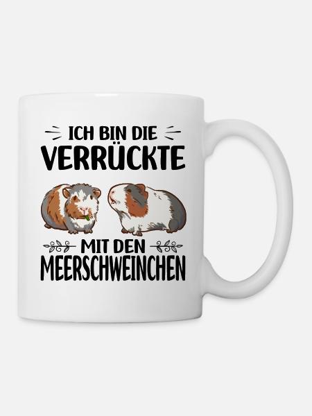 Meerschwein - Tasse - Weiß