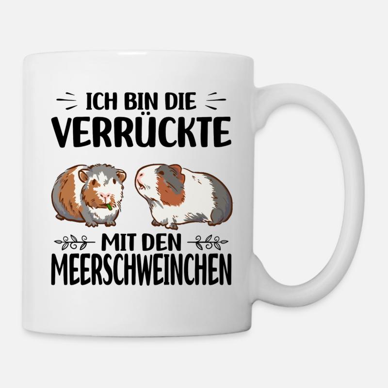 Meerschwein - Tasse - Weiß