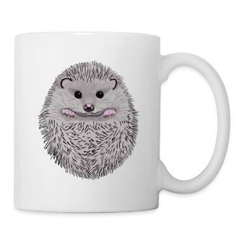 Hérisson - Mug blanc - blanc - Droite
