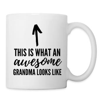 Grand-mère géniale - Mug blanc - blanc - Droite