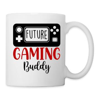 Zukunftszocker Spielekonsole Sprüche Baby Kinder - Tasse - Weiß - Rechts