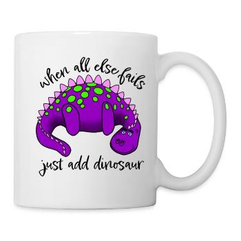 … Just add the dinosaur - Mug - white - Right