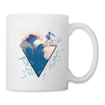 Surfer on the wave - Mug - white - Right