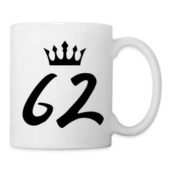 62 Couronne numérique - Mug blanc - blanc - Droite