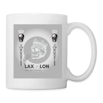 Reisender Skull in Silber - Tasse - Weiß - Rechts