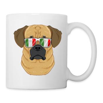 Puggle Italy Sunglasses I Italian Flag - Tasse - Weiß - Rechts