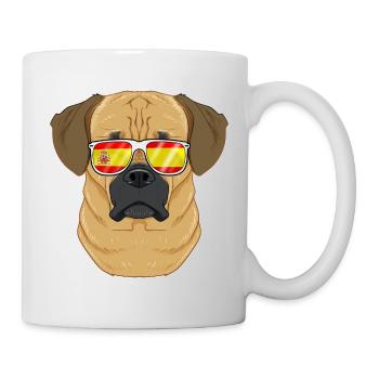 Puggle I Spain Sunglasses I Spanish Flag - Tasse - Weiß - Rechts