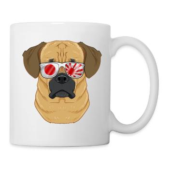 Puggle Japan Sunglasses I Japanese Flag - Mug - white - Right